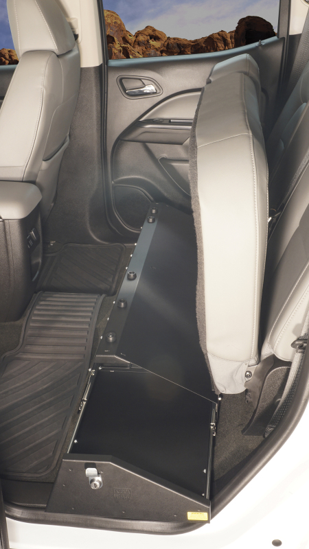 Chevrolet Colorado Underseat Drawer - Tuffy Products - Standard Key - Black - `14-`22